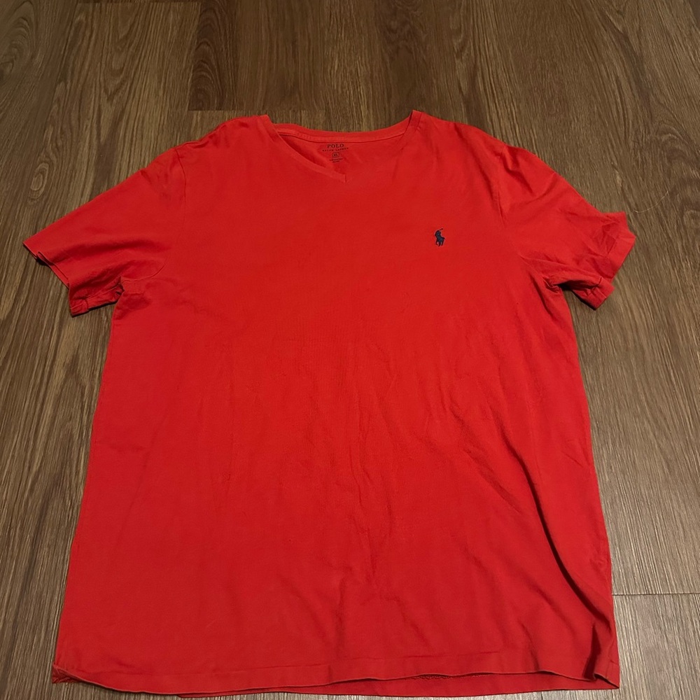 Polo by Ralph Lauren Men's Vibrant Red Tee